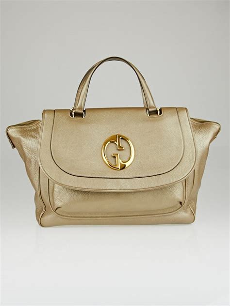 gucci 1973 top handle tote|GUCCI Metallic Snakeskin Medium 1973 Top Handle Satchel.